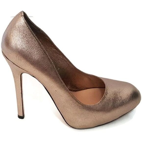✨HP✨Dolce Vita Gold Heels✨ - Picture 4 of 8